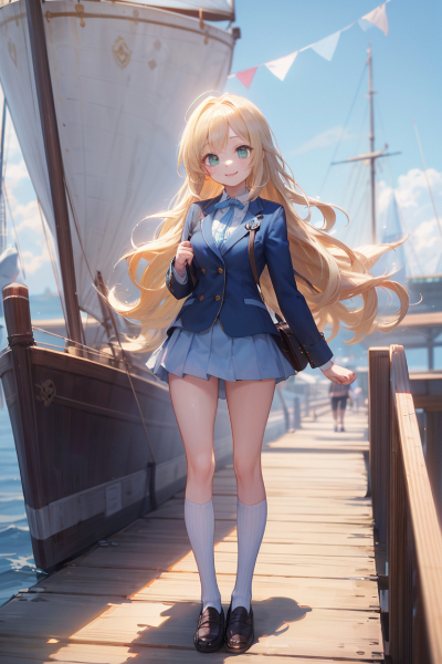 ハイソックスのお嬢さま﻿（じつは海賊の頭）