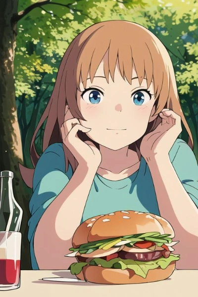 ほおづえ？