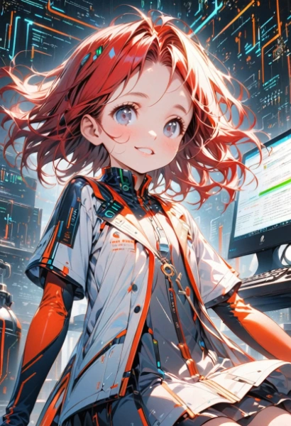 SF的な世界で…