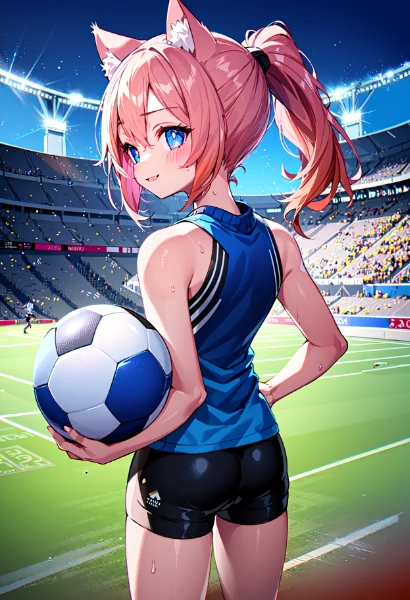 サッカー少女