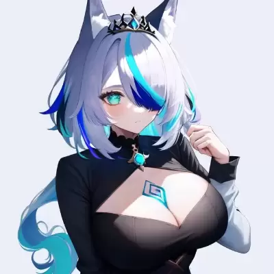 734