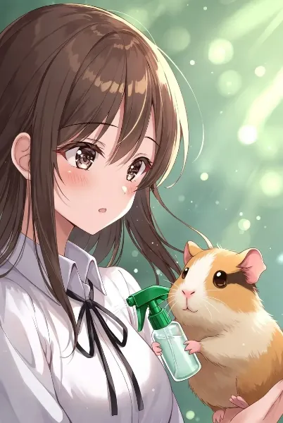 フレグランスミントで飼い主に匂いを付ける意識高い系モルモット