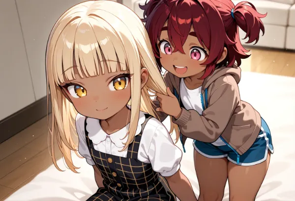 お礼にむすんであげるね