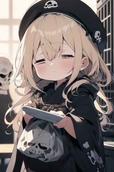 ゴミ出しする総統くん