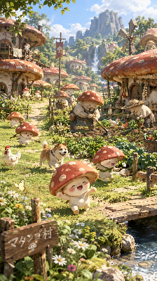マタンゴ村の日常。