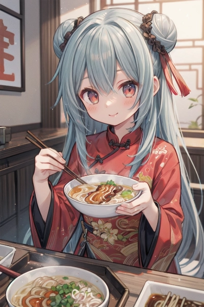 ラーメンと少女