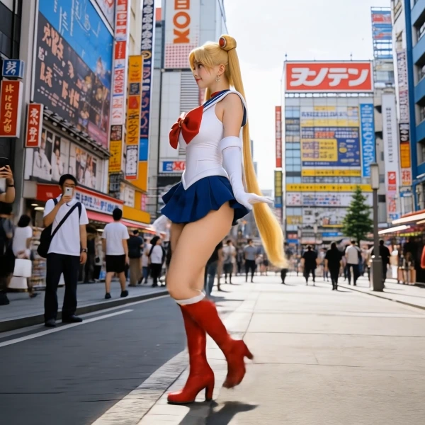 OLさんの休日コスプレセーラームーン