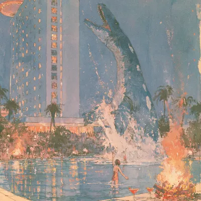 海竜と泳ごう
