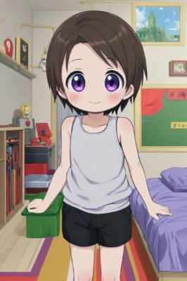 タンクトップのショタ