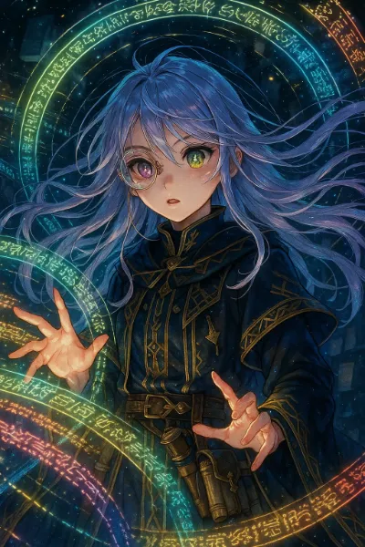 虹の魔法陣に込めた少女の願い