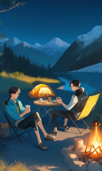 二人キャンプ