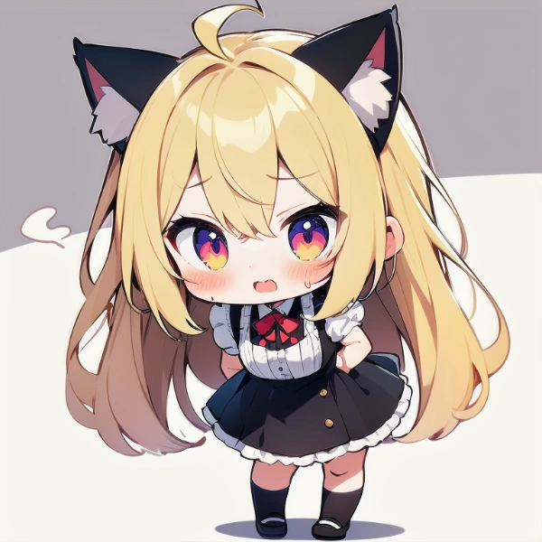 メイド服ねこみみデフォルメ