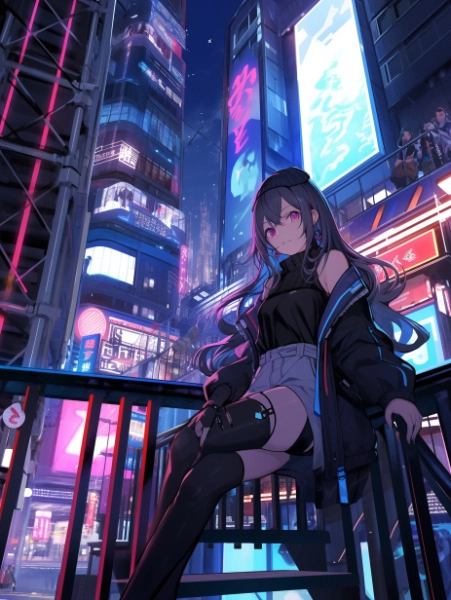 No.687 夜の街のアサシンガール2