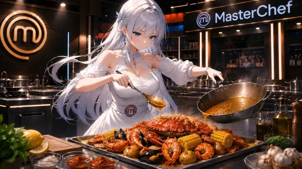宴のシーフードプレート
