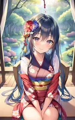 着物の女の子