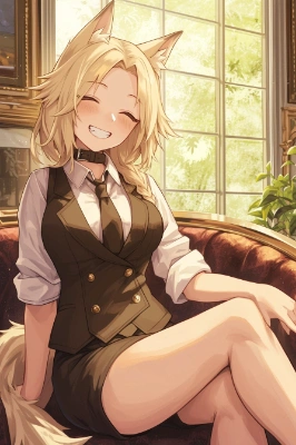 執事のきつねさん