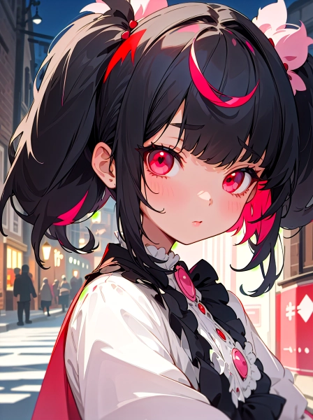 地雷系黒髪ちゃん