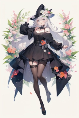 花・ハロウィン