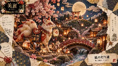 狐の灯り道 ～想いを運ぶ千のあかり～