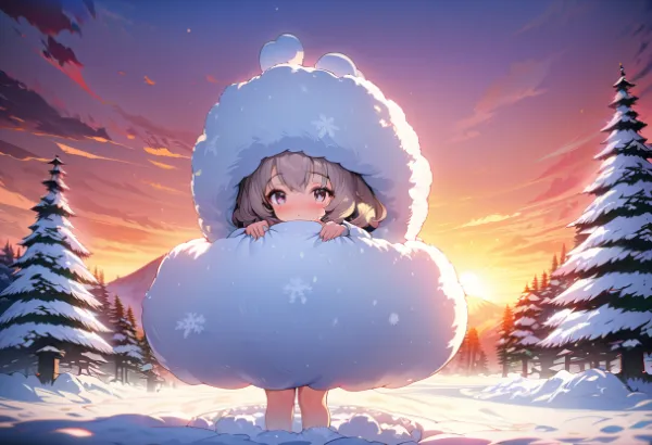 雪の子