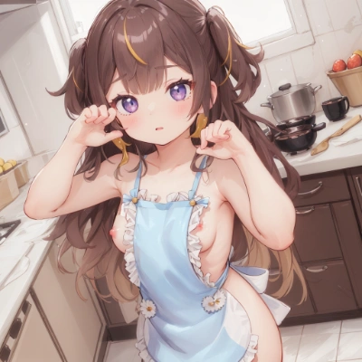 裸エプロン　アーニャ