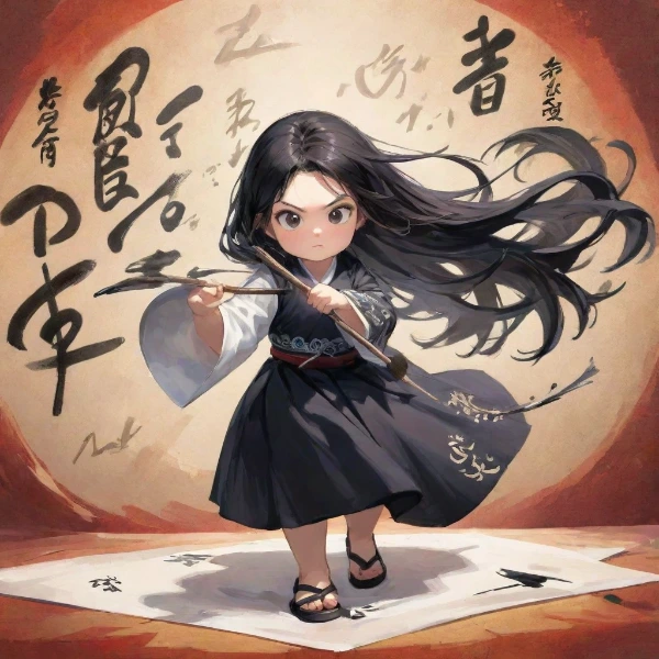 月影の筆、少女の秘めたる力