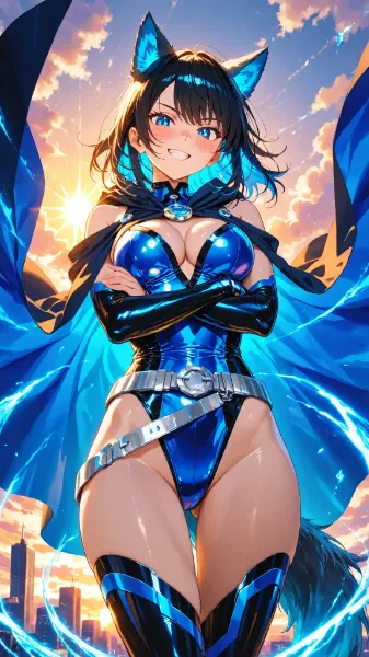 🐺🦸‍♀️ ウル子「待たせたな！」超絶♡悩殺狼系スーパーヒロイン参上
