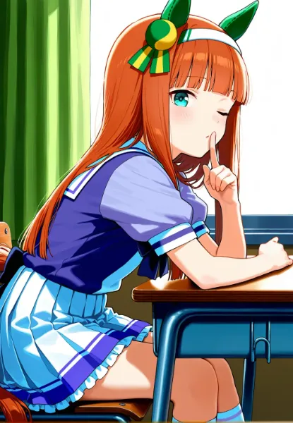 サイレンススズカ：トレセン学園制服