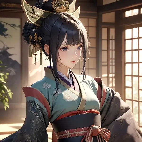 朝陽に輝く鬼の姫