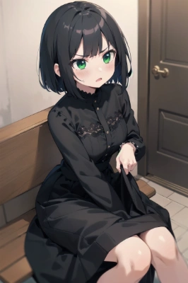 黒髪美人の女の子