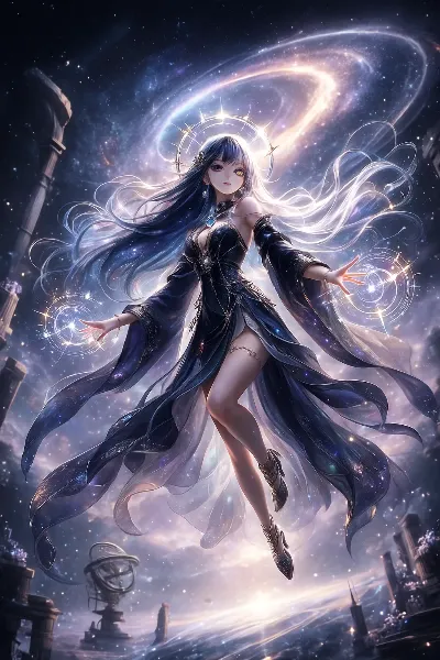 星空を紡ぐ青き女神の舞