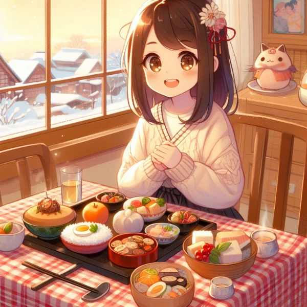 おせち料理と女子