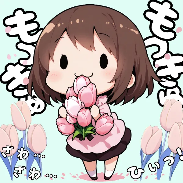 お題:チューリップで生成された画像