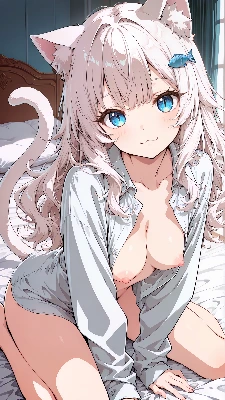 猫耳少女の甘い目覚め