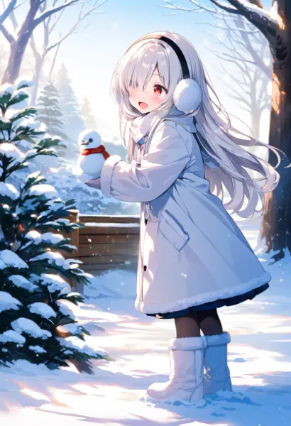 雪の森で生まれた小さな友情