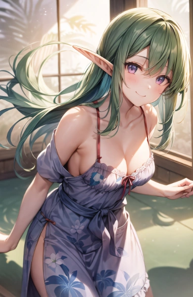 かわいいエルフのお姉さん