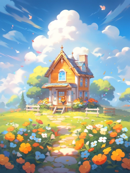 ファンタジーゲーム背景