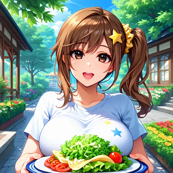 みさきちゃん　朝食