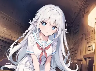 #71 白髪少女