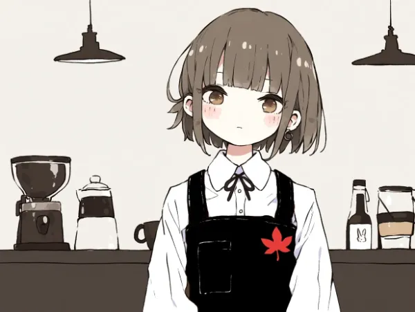 紅葉のブローチ