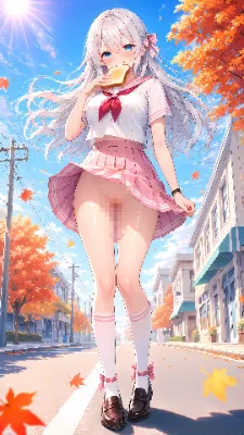 朝のあいさつでまさかのノーパン