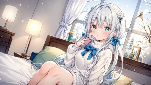 雪降る夜の秘密のメッセージ