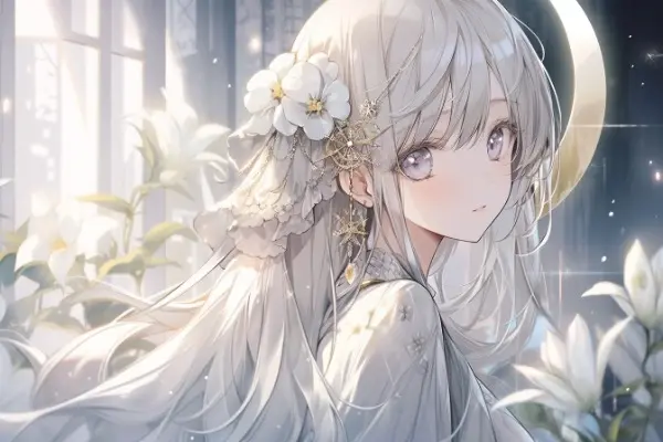 三日月のオブジェ