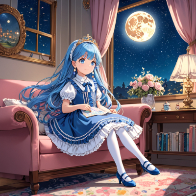 そろそろ寝る時間の青髪さん