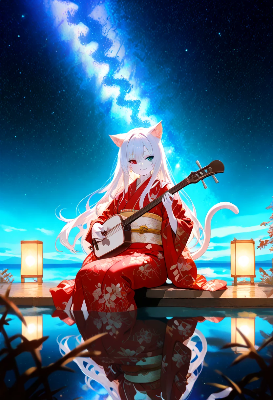 星河に響く猫娘の調べ
