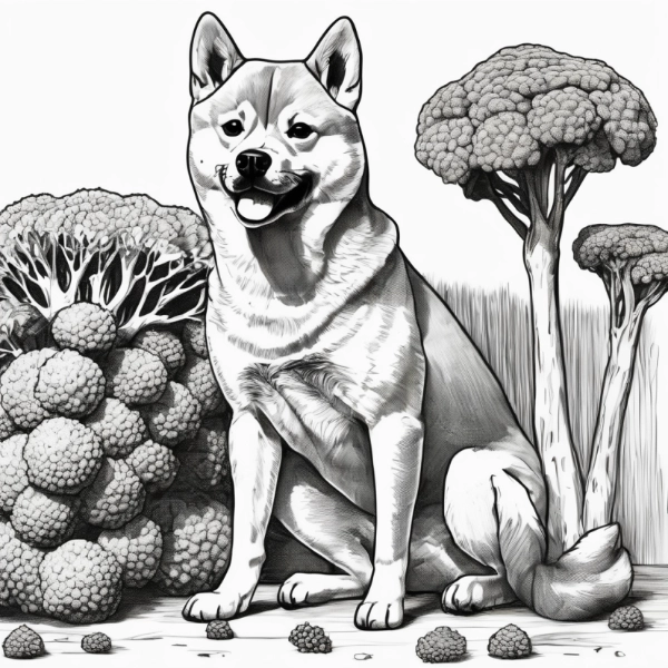 ブロッコリー犬