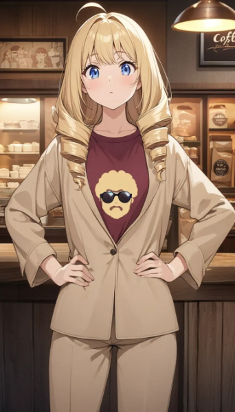 ちゃんと着こなしてますわ！