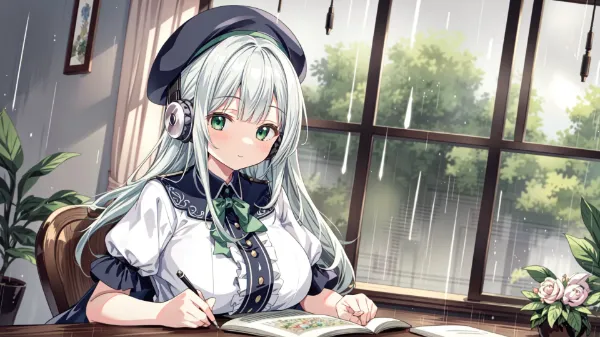 雨音が紡ぐ少女の創作日記