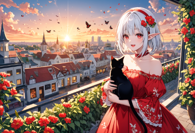 ネコとエルフ