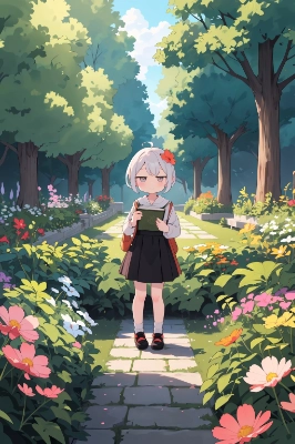 本好きのジト目ちゃん  散歩へ行く・改